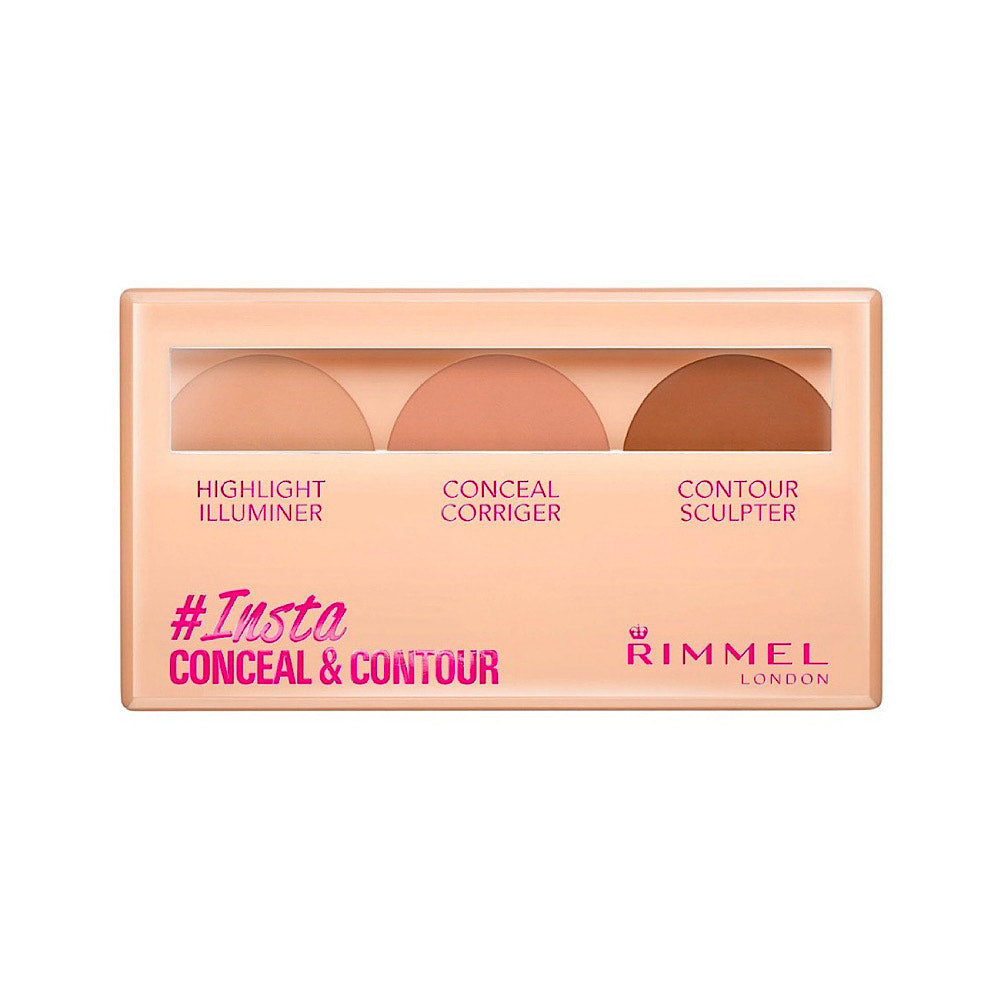 12x Rimmel London Insta Conceal & Contour Palette, 20 Medium