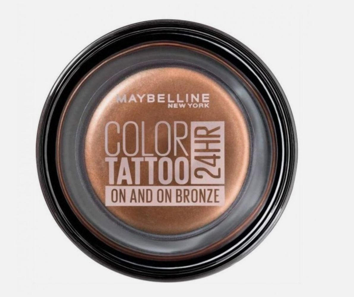 12X Maybelline Eyestudio 24 Hour Color Tattoo Gel-Cream Eyeshadow, 35 On And On Bronze