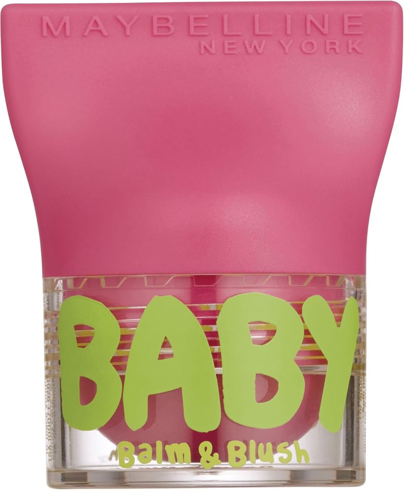 12x Maybelline Baby Lips Balm & Blush Roll-On Flirty Pink