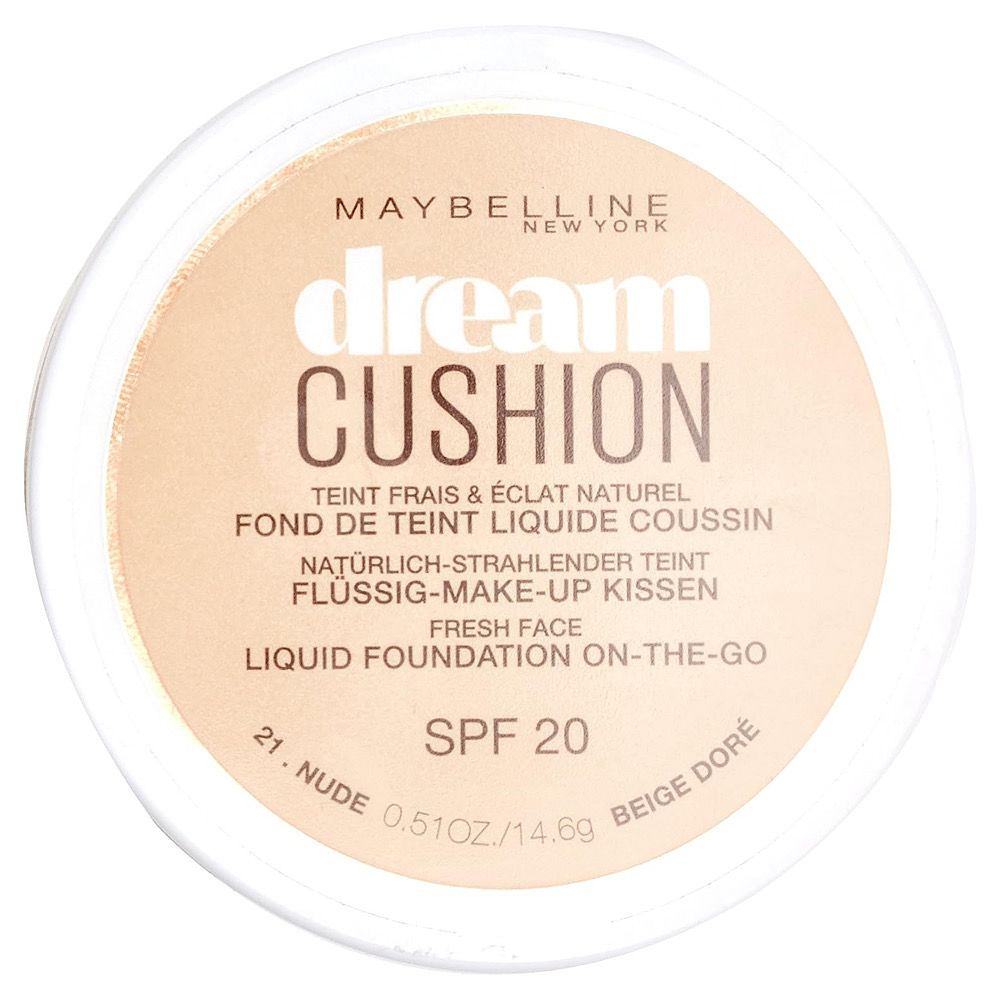 12 XMaybelline Dream Cushion Liquid Foundation 21 Nude