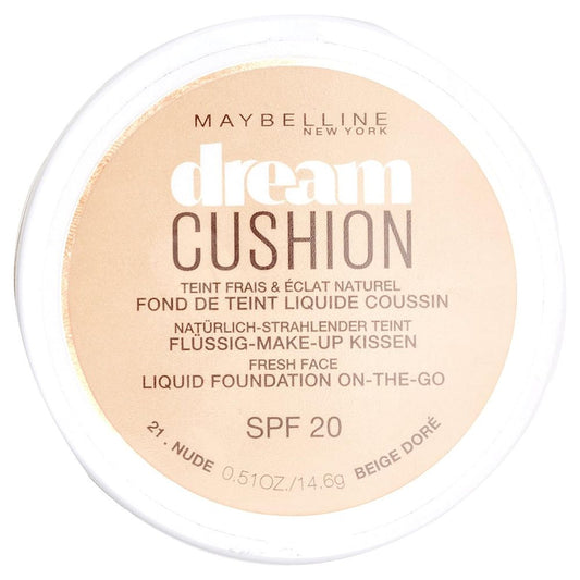12 XMaybelline Dream Cushion Liquid Foundation 21 Nude