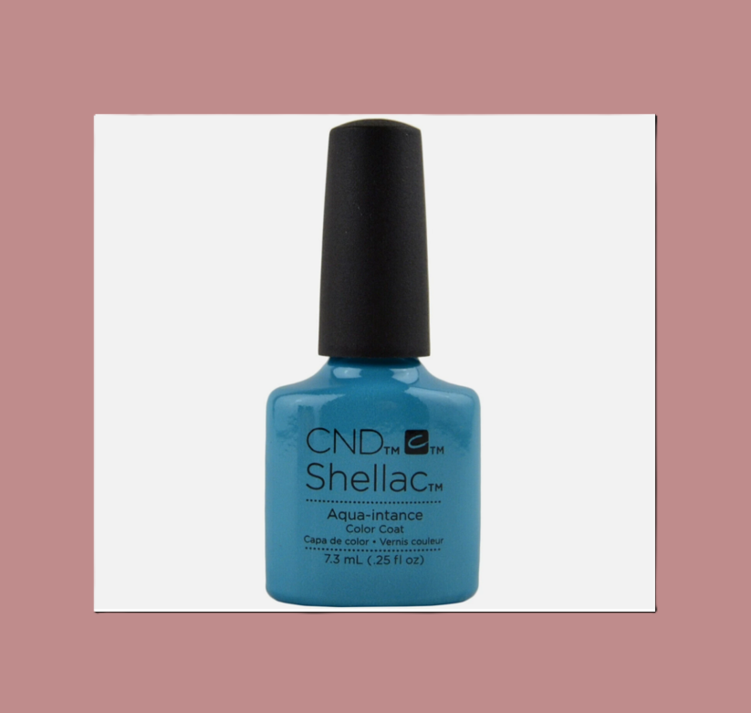 12x CND Shellac Gel Nail Polish, Aqua Instance 7.3 ml