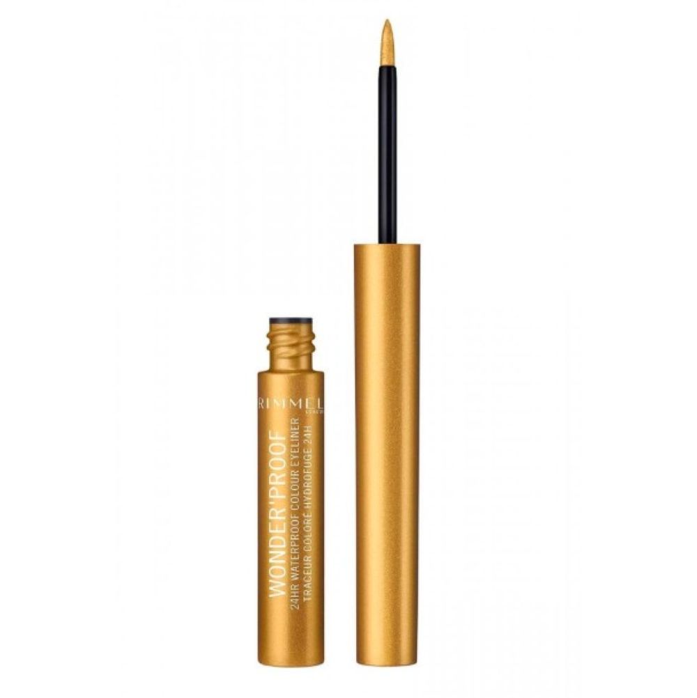 12xRimmel Wonder Proof Eyeliner 007 Shinny gold